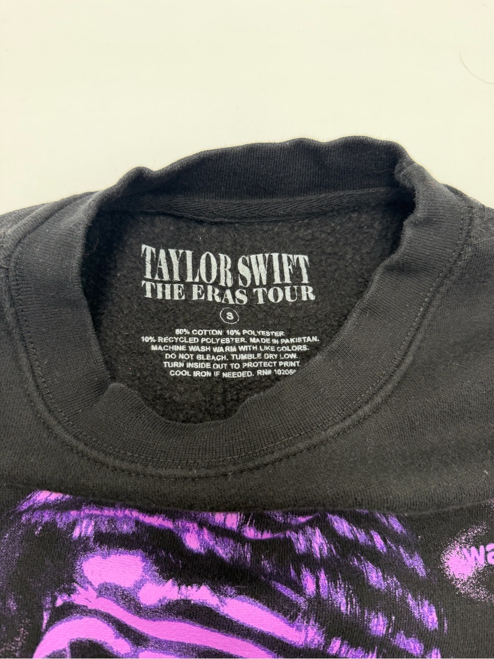 Taylor Swift The Eras Tour Lavender Haze Crewneck Swiftie Sweatshirt Small - Picture 2 of 5